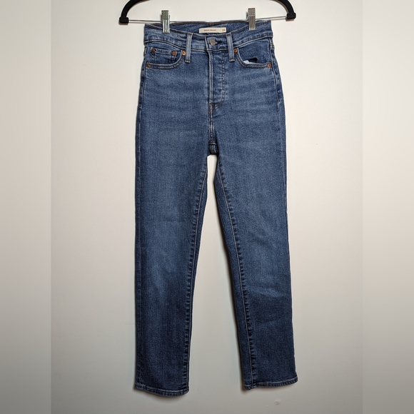 Levi's Wedgie Straight Jeans 24 x 28 - Picture 6 of 9